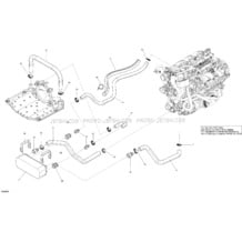 01- Cooling System pour Sea-Doo 2016 SAR 155, 2016