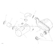 01- Exhaust System pour Sea-Doo 2016 SPARK, 2016