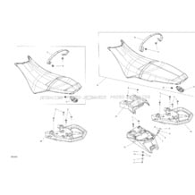 09- Seat pour Seadoo 2016 SPARK, 2016