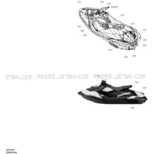 09- Decals pour Seadoo 2016 SPARK, 2016