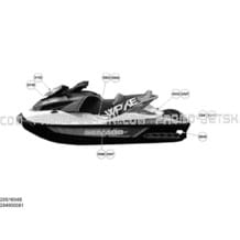 09- Decals - B pour Seadoo 2016 Wake PRO, 2016