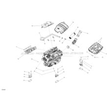 01- Engine pour Seadoo 2016 Wake, 2016