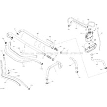 01- Cooling System - 900HO ACE pour Seadoo 2017 GTI-GTR-GTS, 2017