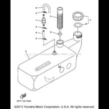 OIL TANK pour Yamaha 1997 WaveRunner WAVE RUNNER GP760 - GP760V - 1997