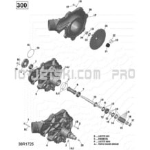 02- Supercharger - 300 pour Seadoo 2017 GTX, 2017