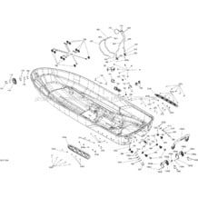 09- Hull - Model without Suspension pour Seadoo 2017 GTX, 2017