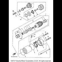 STARTING MOTOR pour Yamaha 1997 WaveRunner WAVE RUNNER GP 760 (GP760V) 1997