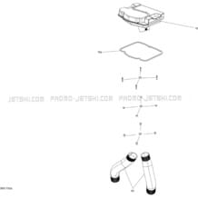09- Ventilation - Model with Suspension pour Sea-Doo 2017 GTX, 2017