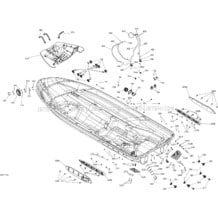 09- Hull - All Models pour Sea-Doo 2017 RXP, 2017