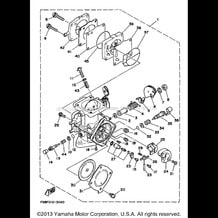 CARBURETOR pour Yamaha 1997 WaveRunner WAVE RUNNER III 700 (WRA700V) 1997