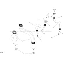 09- Ventilation - Model without Suspension pour Seadoo 2017 RXT, 2017