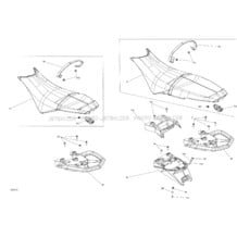09- Seat - All Models pour Sea-Doo 2017 SPARK, 2017