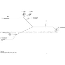 10- Electrical Harness - Steering, Package Base without iBR pour Seadoo 2017 SPARK, 2017