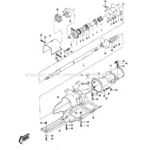 DRIVE SHAFT/JET PUMP ('79-'81 A3/A4/A4A/ pour Kawasaki 1979 JS440