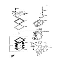 Flame Arrester pour Kawasaki 1989 X2