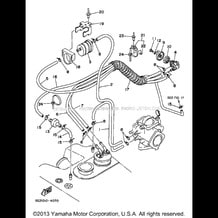FUEL pour Yamaha 1997 WaveRunner WAVE RUNNER III 700 (WRA700V) 1997