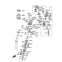 Handle Pole pour Kawasaki 1989 X2