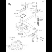 Hull Rear Fittings pour Kawasaki 2017 JET SKI® STX®-15F