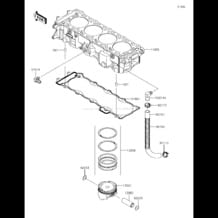 Cylinder Piston(s) pour Kawasaki 2017 JET SKI® SX-R