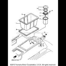 HULL - DECK 1 pour Yamaha 1997 WaveRunner WAVE RUNNER III - WRA700V - 1997