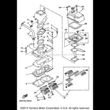 INTAKE pour Yamaha 1997 WaveRunner WAVE RUNNER III 700 (WRA700V) 1997