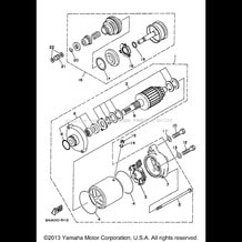 STARTING MOTOR pour Yamaha 1997 WaveRunner WAVE RUNNER III - WRA700V - 1997