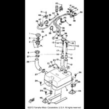 FUEL TANK pour Yamaha 1990 WaveRunner WAVE RUNNER - WR500D - 1990