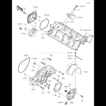 Engine Cover(s) pour Kawasaki 2017 JET SKI® ULTRA® LX