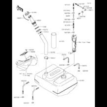 Fuel Tank pour Kawasaki 2017 JET SKI® ULTRA® LX