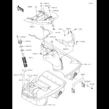 Hull Rear Fittings pour Kawasaki 2017 JET SKI® ULTRA® LX