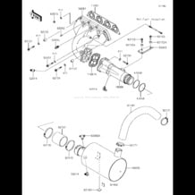 Muffler(s) pour Kawasaki 2017 JET SKI® ULTRA® LX