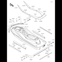 Pads pour Kawasaki 2017 JET SKI® ULTRA® LX