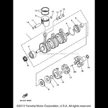 CRANKSHAFT PISTON pour Yamaha 1997 WaveRunner WAVE VENTURE 1100 - WVT1100V - 1997