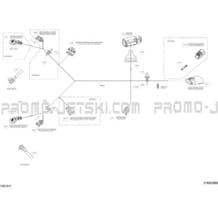 Steering Harness 278003559 pour Sea-Doo 2018 GTI 155, 2018