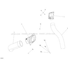 Ventilation pour Sea-Doo 2018 GTI 130, 2018