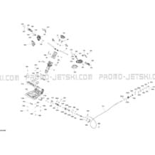 Steering GTR - 230 - Package X pour Sea-Doo 2018 GTR 230, 2018