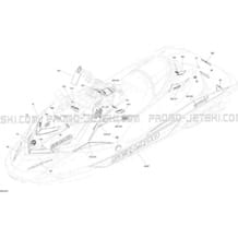 Decals GTR - 230 - Package X pour Sea-Doo 2018 GTR 230, 2018