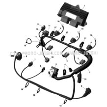 Engine Harness And Electronic Module pour Sea-Doo 2018 GTR 230, 2018