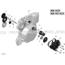 Engine Cooling - 900-900 HO ACE pour Seadoo 2018 GTS 90, 2018