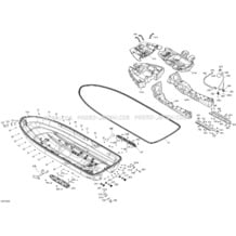 Hull GTS - 900 HO ACE pour Sea-Doo 2018 GTS 90, 2018
