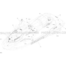 Decals GTS - 900 HO ACE pour Sea-Doo 2018 GTS 90, 2018