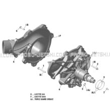 Supercharger pour Seadoo 2018 GTX 300, 2018