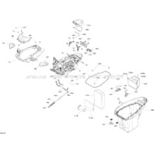 Front Cover  - Package LTD pour Sea-Doo 2018 GTX 300, 2018