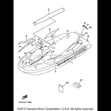 GRAPHIC 1 TOOL pour Yamaha 1997 WaveRunner WAVE VENTURE 1100 - WVT1100V - 1997