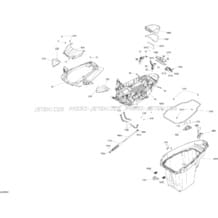 Front Cover  -  All Package Except LTD pour Sea-Doo 2018 GTX 155, 2018