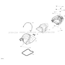 Seat - GTX Package STD pour Sea-Doo 2018 GTX 155, 2018
