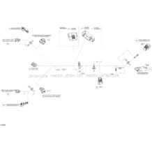 Electrical System Orca Steering Harness - 278003421 pour Seadoo 2018 RXT 230, 2018