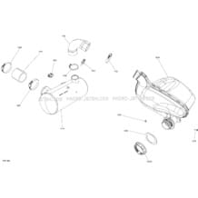 Exhaust Spark pour Sea-Doo 2018 Spark TRIXX, 2018