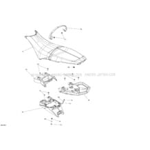 Seat Spark  - 900 HO ACE - 3 places pour Sea-Doo 2018 Spark TRIXX, 2018