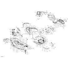 Body Spark - 900 HO ACE pour Sea-Doo 2018 Spark 900 HO ACE, 2018